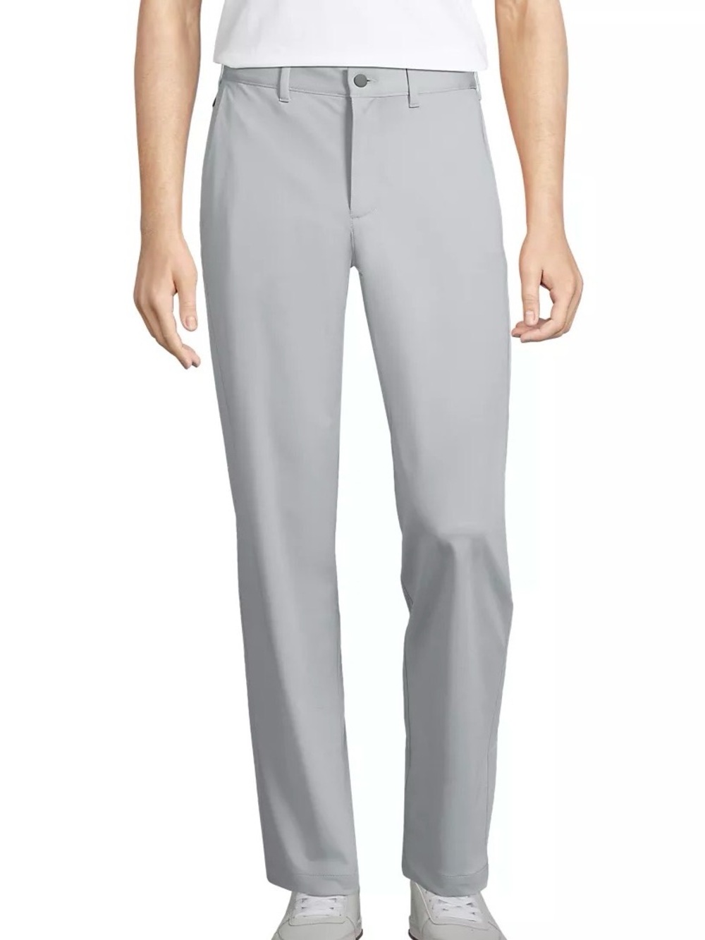 Lands End Men's Gray Golf VRSA Straight Fit Chino Pants Size 31 New